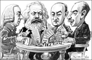 Adam Smith, Karl Marx, Joseph Schumpeter & J.M. Keynes